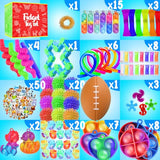 Sensory Fidget Toy Set – 180 Pieces