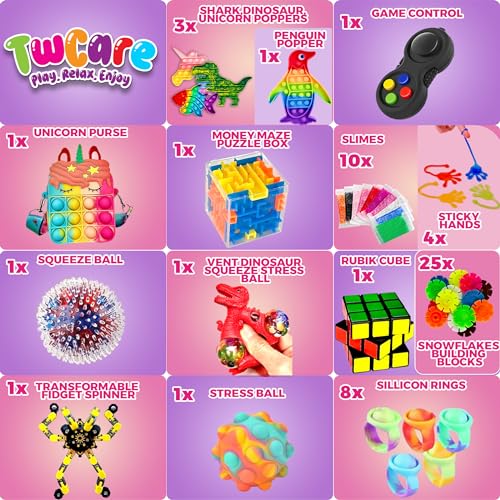 Fidget Toy Party Favor Set – 120 Pieces