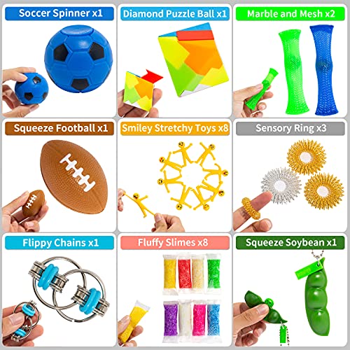 Sensory Fidget Toy Set – 76 Pieces