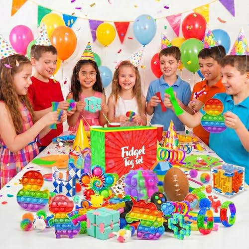 Sensory Fidget Toy Set – 180 Pieces