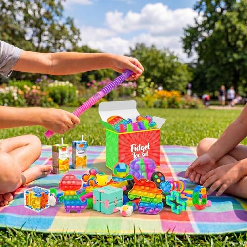 Sensory Fidget Toy Set – 180 Pieces