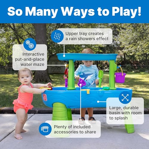 Rain Shower Water Play Table for Toddlers