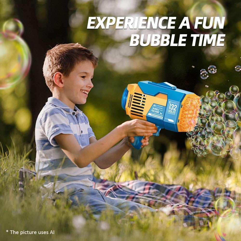 132-Hole Bubble Machine Gun
