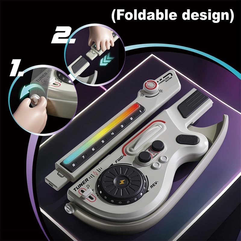 Kids Smart Electric Guitar with Lights & Bluetooth