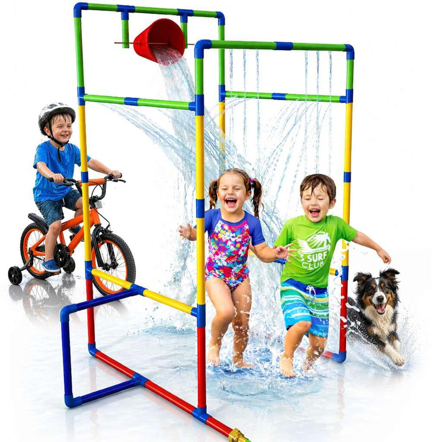 Kids Water Park Sprinkler Tunnel Set