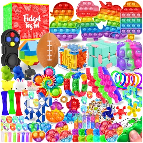 Sensory Fidget Toy Set – 180 Pieces