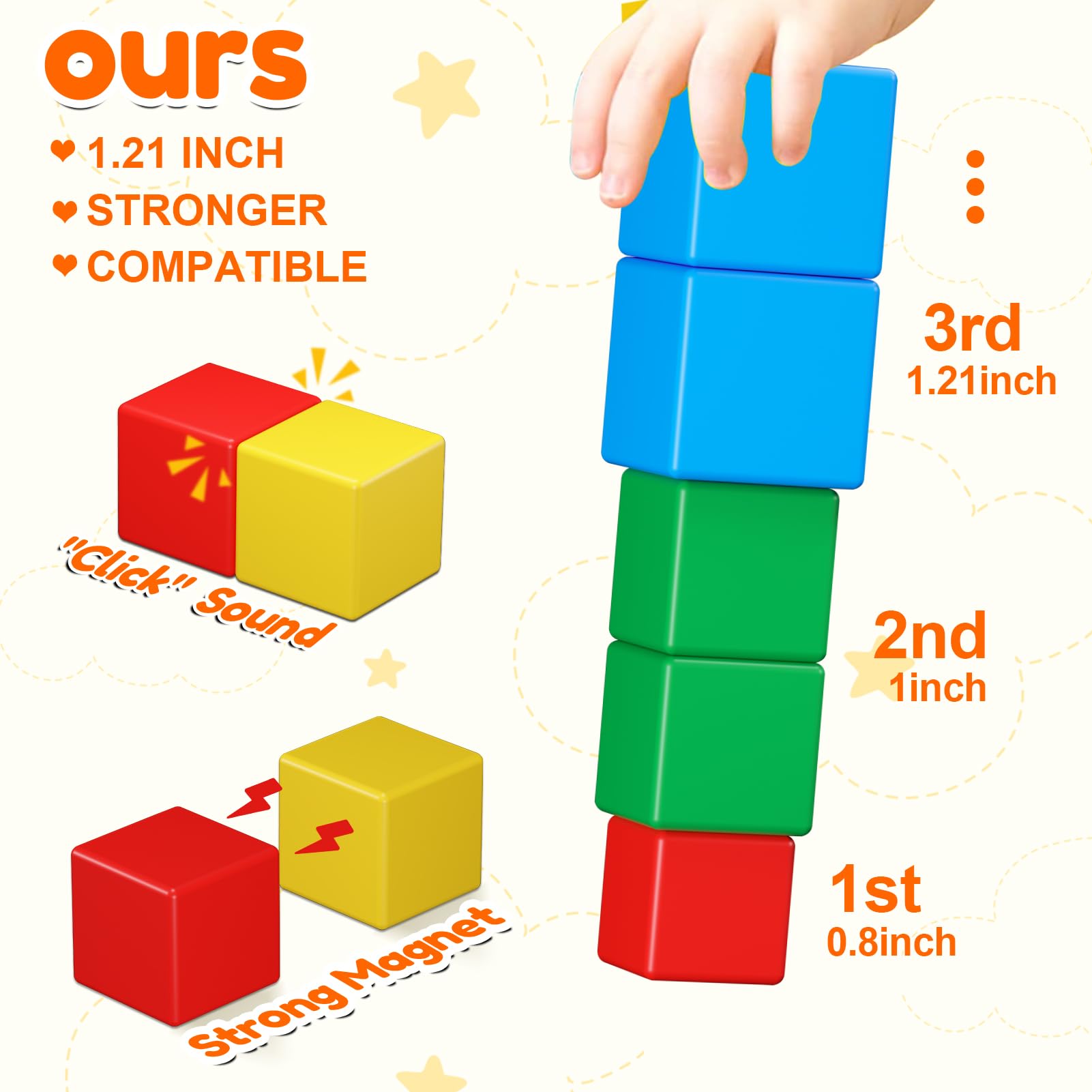 Large Building Blocks Set for Toddlers