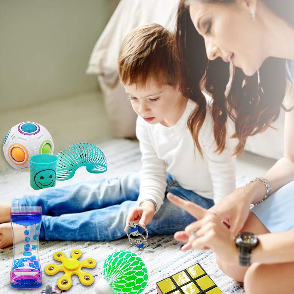 Sensory Fidget Toy Set – 35 Pieces