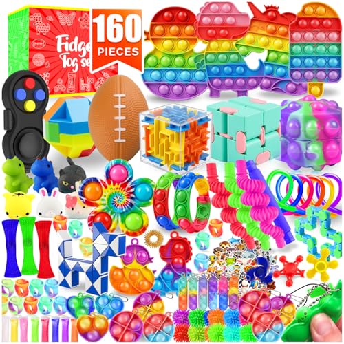 Sensory Fidget Toy Set – 180 Pieces