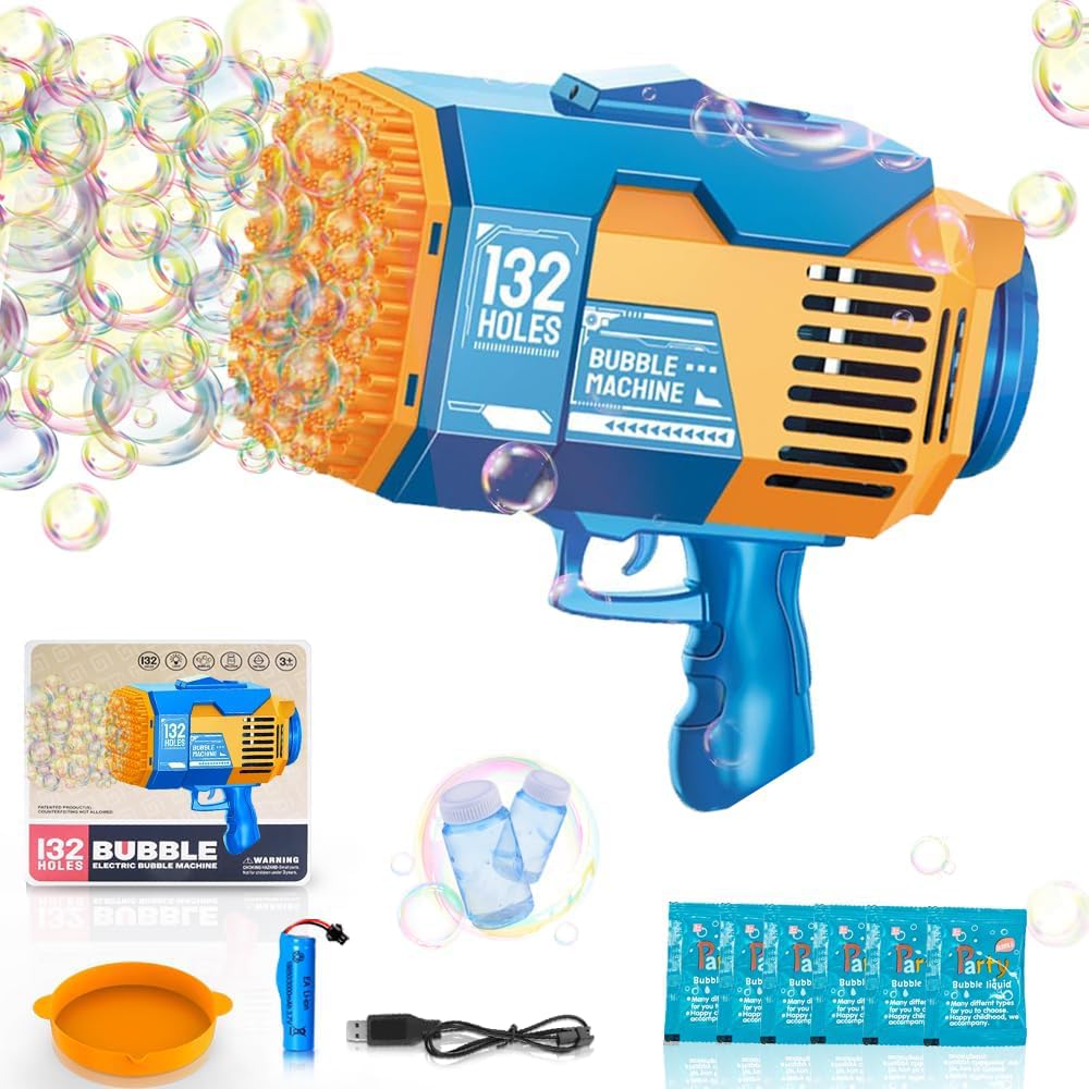 132-Hole Bubble Machine Gun