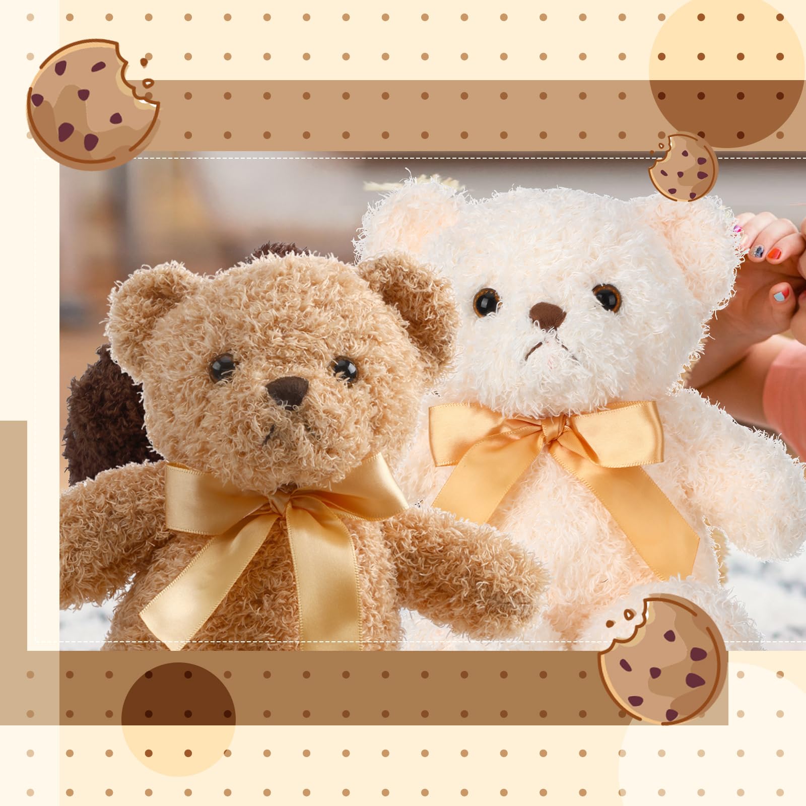 Teddy Bear Plush Set – 30 Pieces