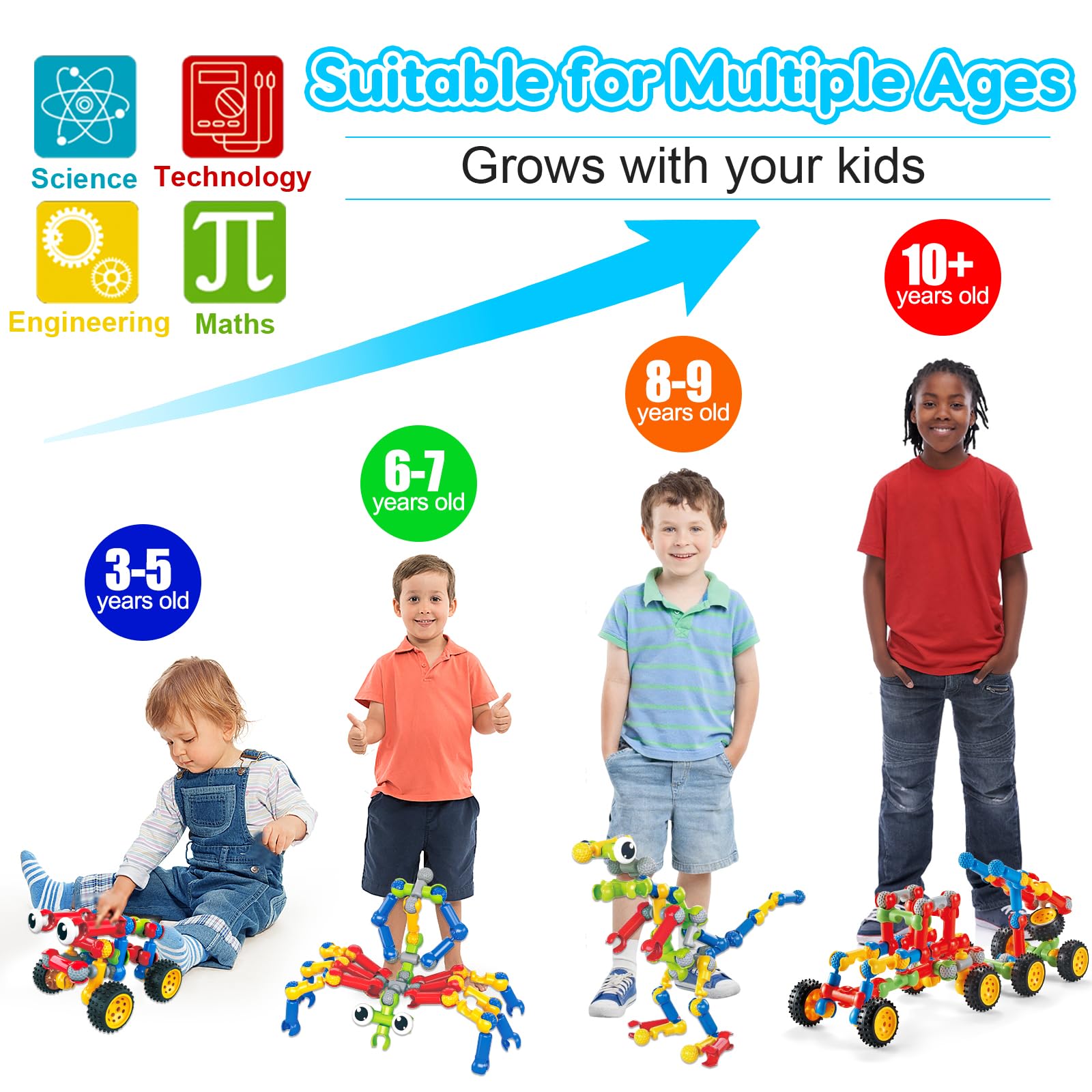 STEM Building Toy Set for Kids