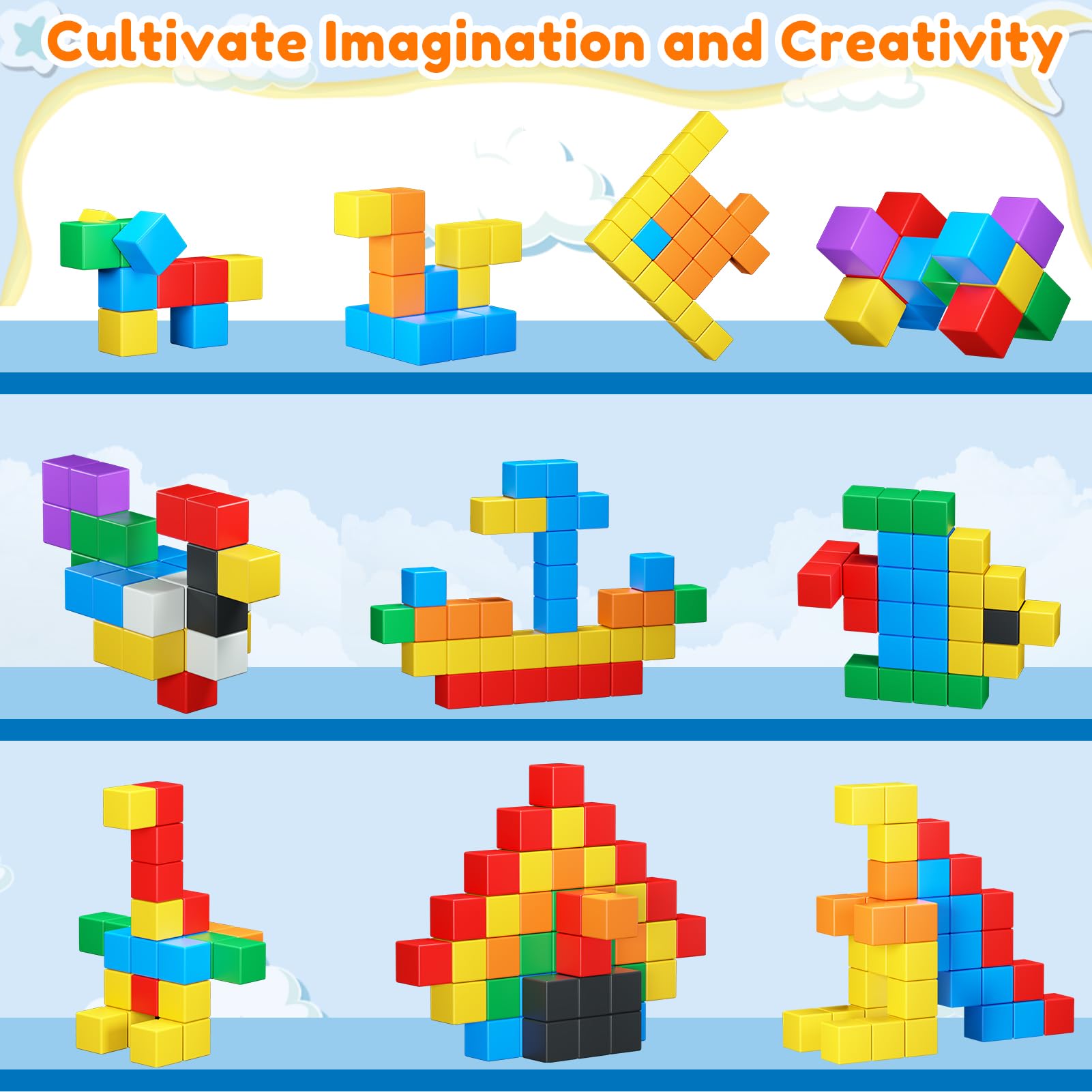 Large Building Blocks Set for Toddlers