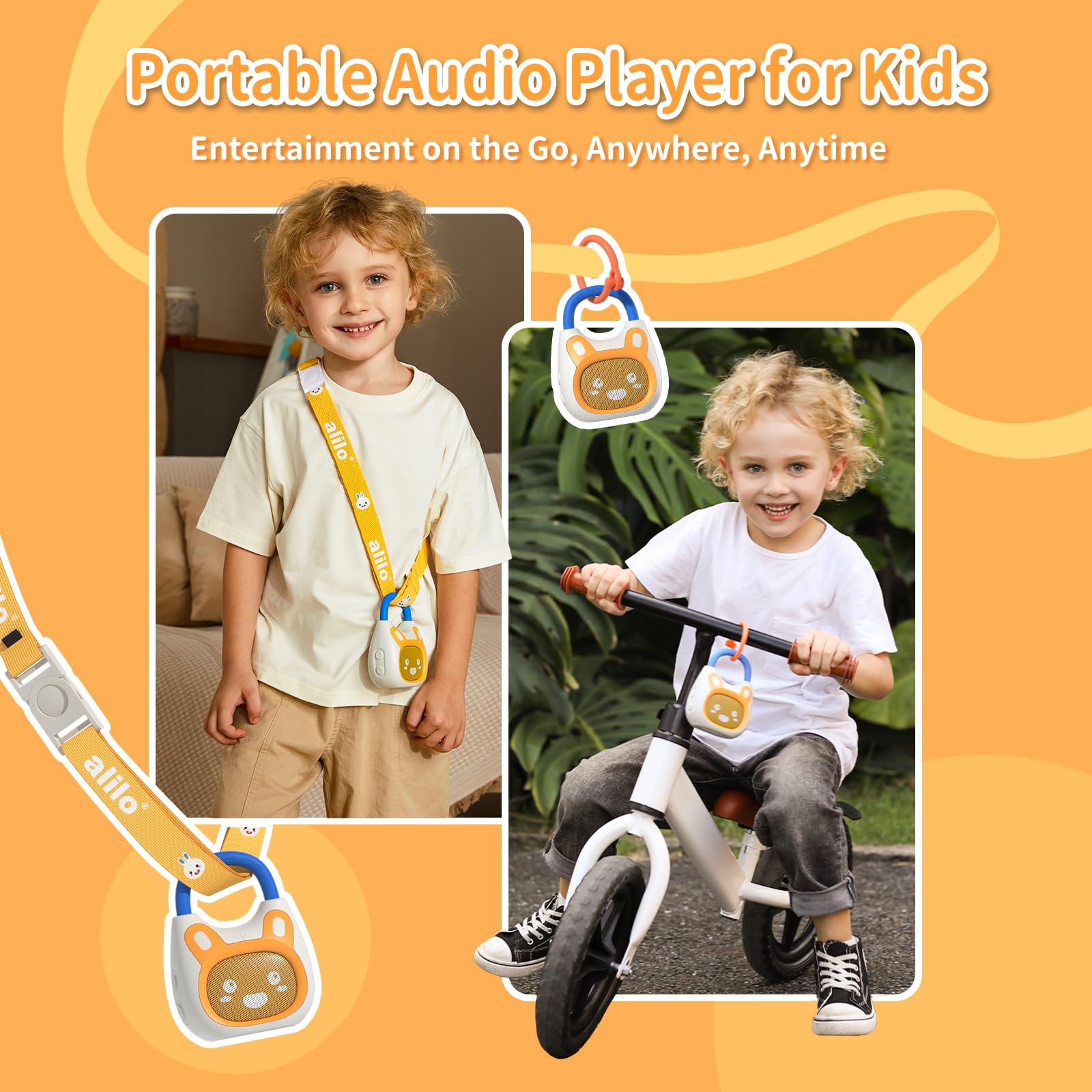 Portable Kids Music Player with Stories & Songs