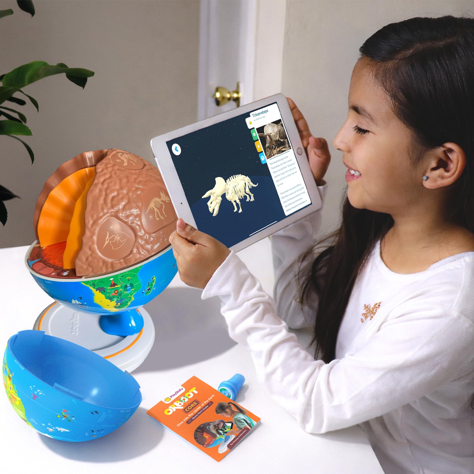 Interactive AR Learning Globe for Kids