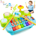 3-in-1 Musical Piano, Xylophone & Drum Set for Toddlers