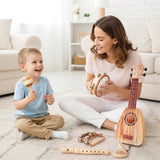 Montessori Guitar Toys for 2 3 Year Old Girl Boy Birthday Gifts
