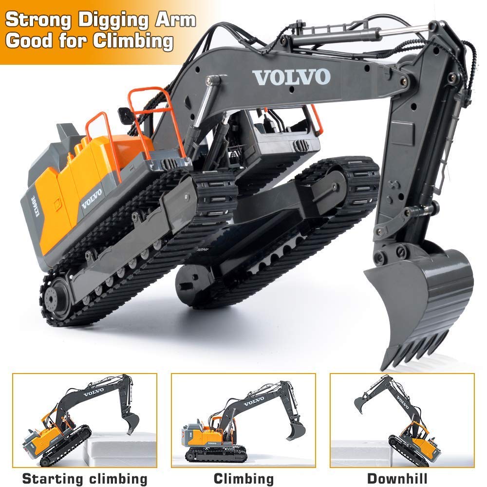 Remote Control Construction Vehicle with Lights & Sounds
