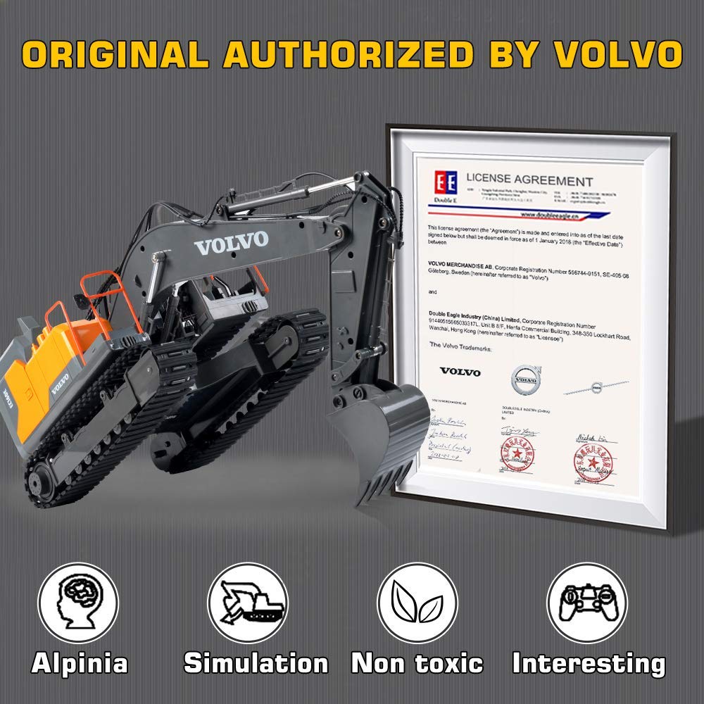 Remote Control Construction Vehicle with Lights & Sounds