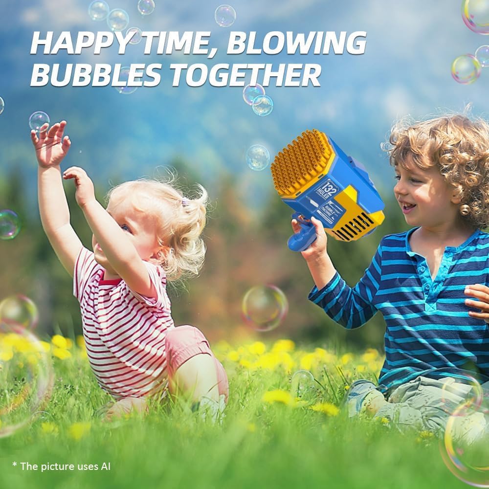 132-Hole Bubble Machine Gun