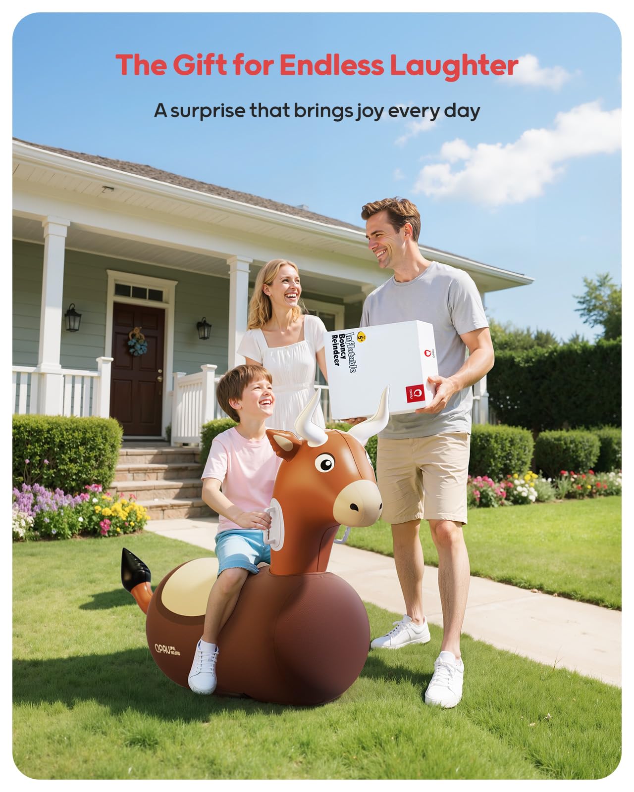 Inflatable Bouncy Hopper Toy for Kids