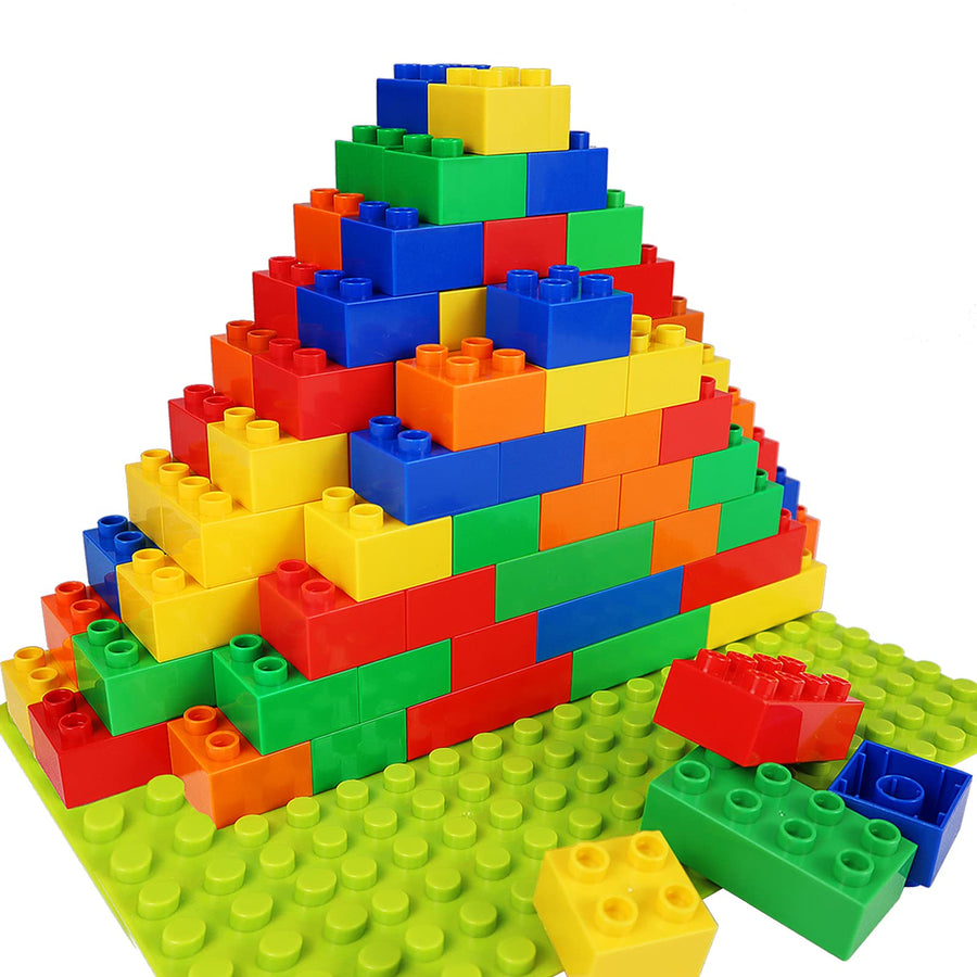 Classic Building Blocks Set – 101 Pieces with Baseplate