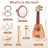 Montessori Guitar Toys for 2 3 Year Old Girl Boy Birthday Gifts
