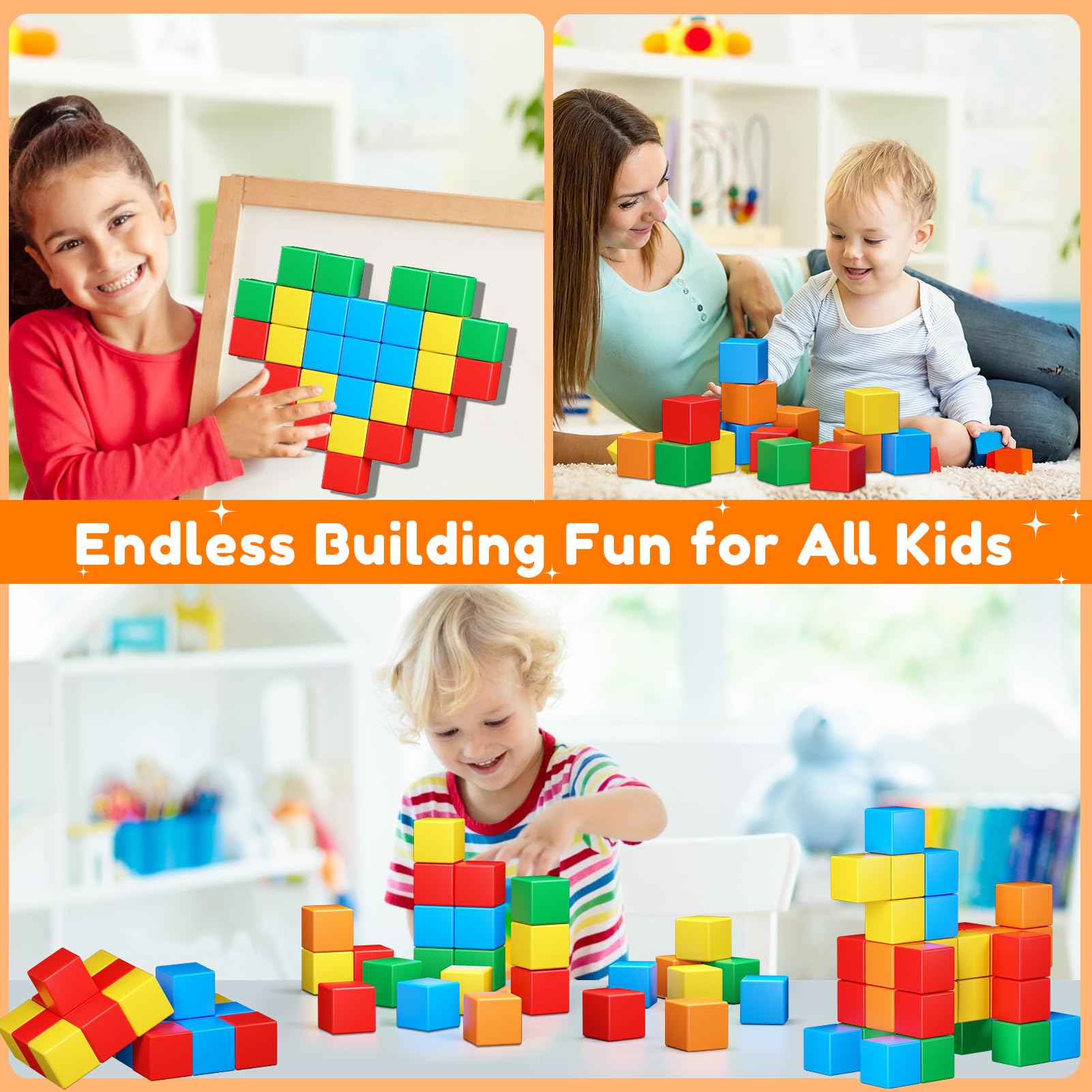 Large Building Blocks Set for Toddlers