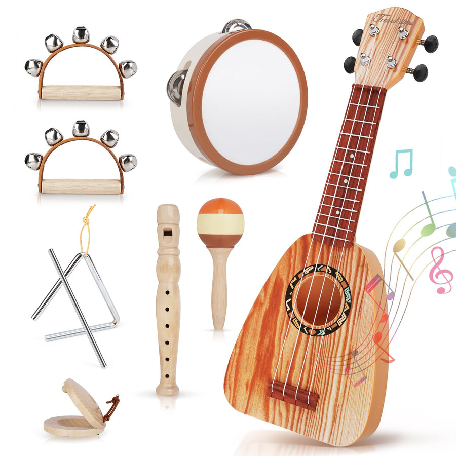 Montessori Guitar Toys for 2 3 Year Old Girl Boy Birthday Gifts