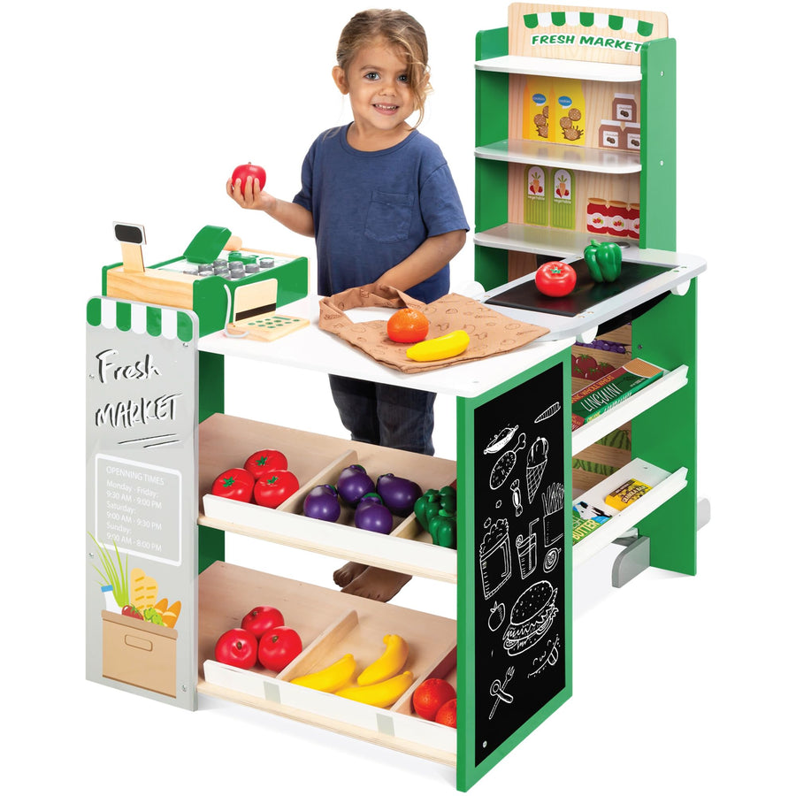 Kids Grocery Store Play Set