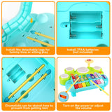 3-in-1 Musical Piano, Xylophone & Drum Set for Toddlers