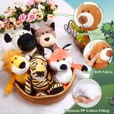 Safari Plush Animal Set – 24 Pieces