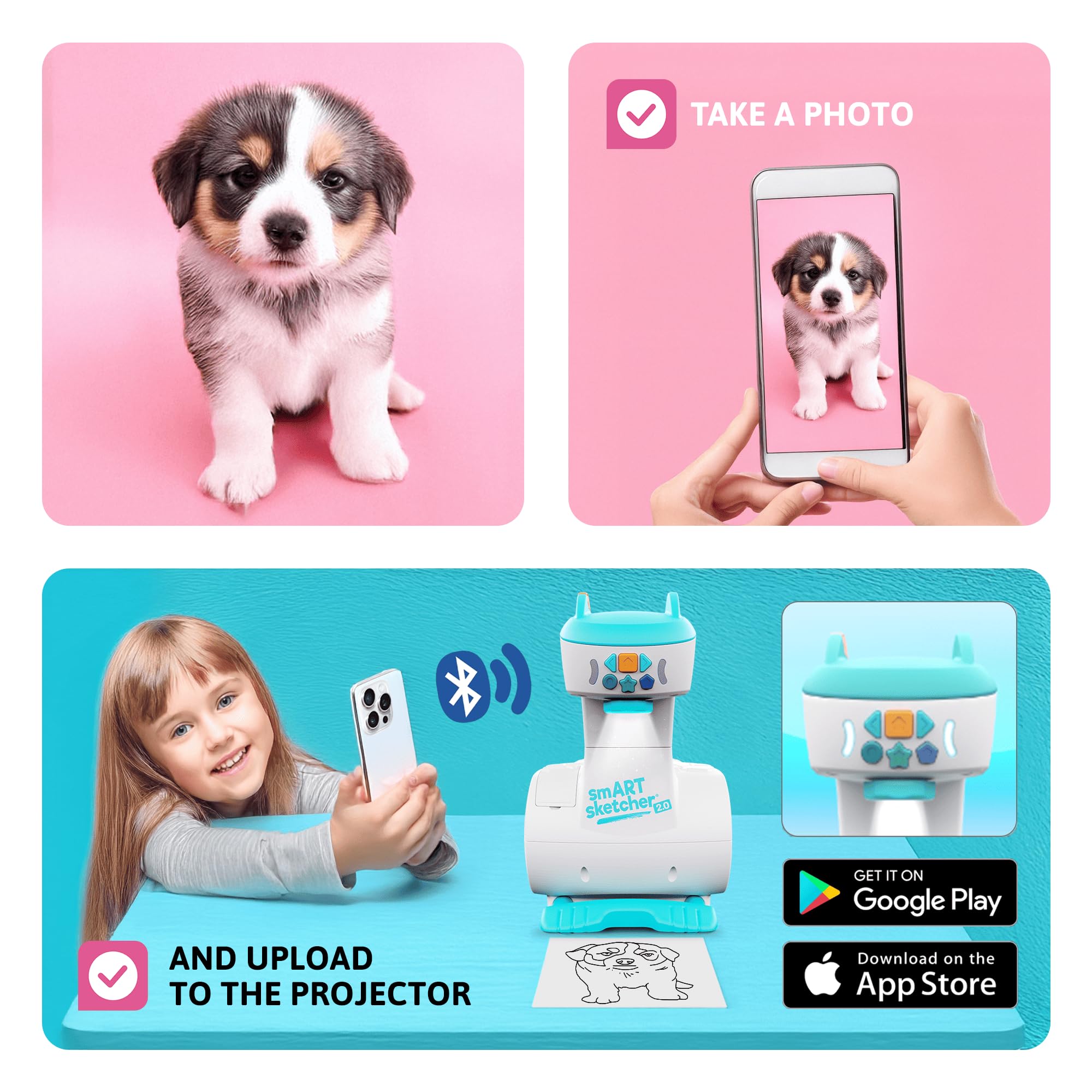 Smart Sketch Projector for Kids
