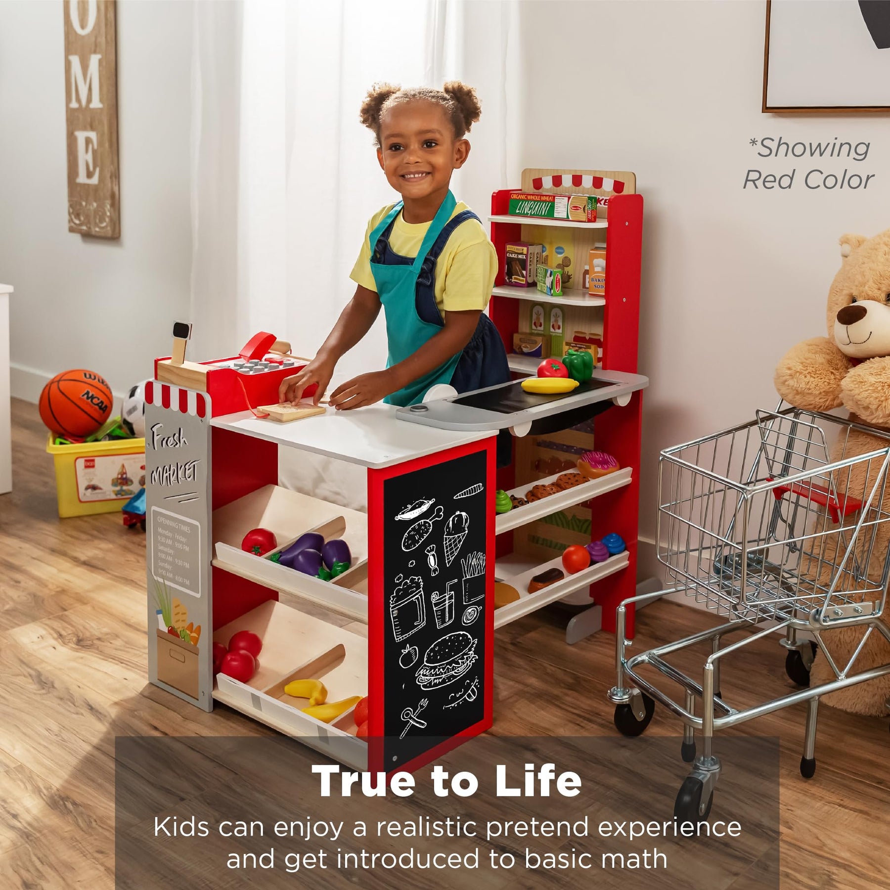 Kids Grocery Store Play Set