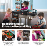 Kids Kitchen Playset with Lights & Sounds