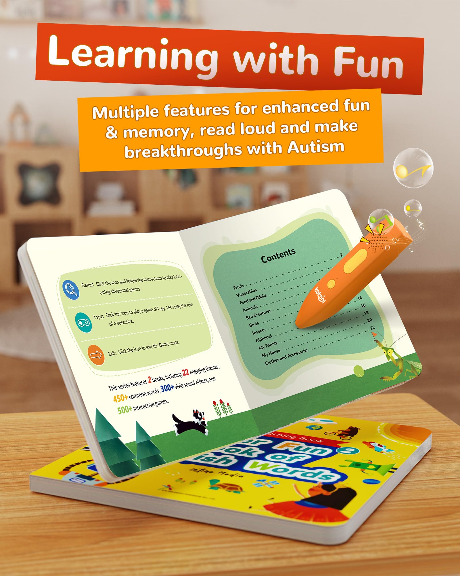Interactive Talking Pen Book Set