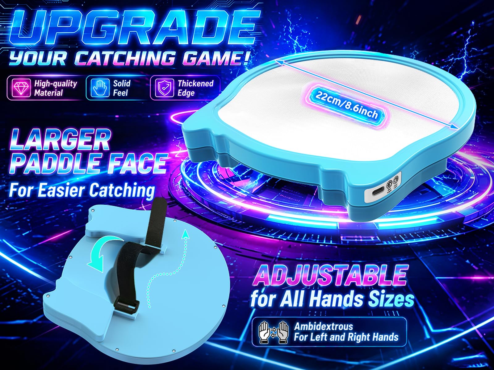 LED Toss & Catch Ball Game Set