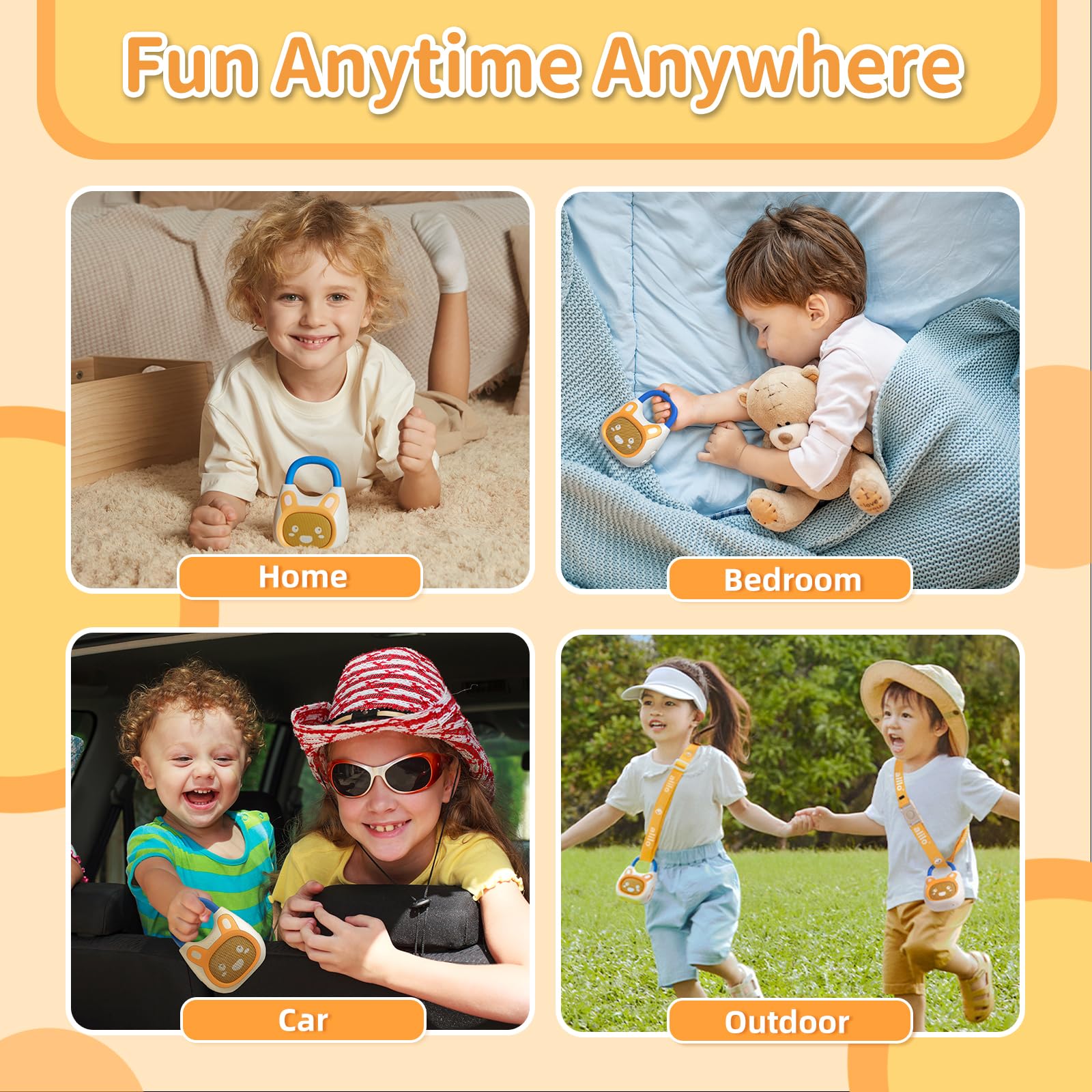 Portable Kids Music Player with Stories & Songs