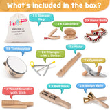 Wooden Musical Instrument Set for Kids