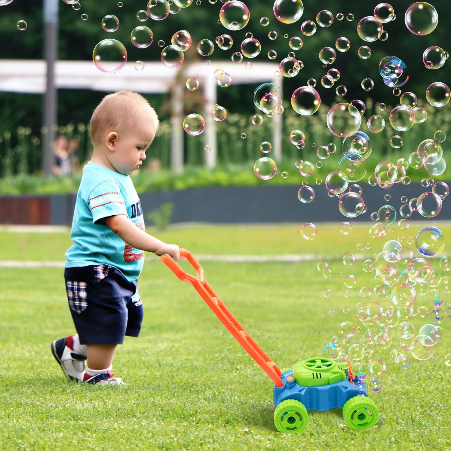 Bubble Lawn Mower for Toddlers 1–3 Years