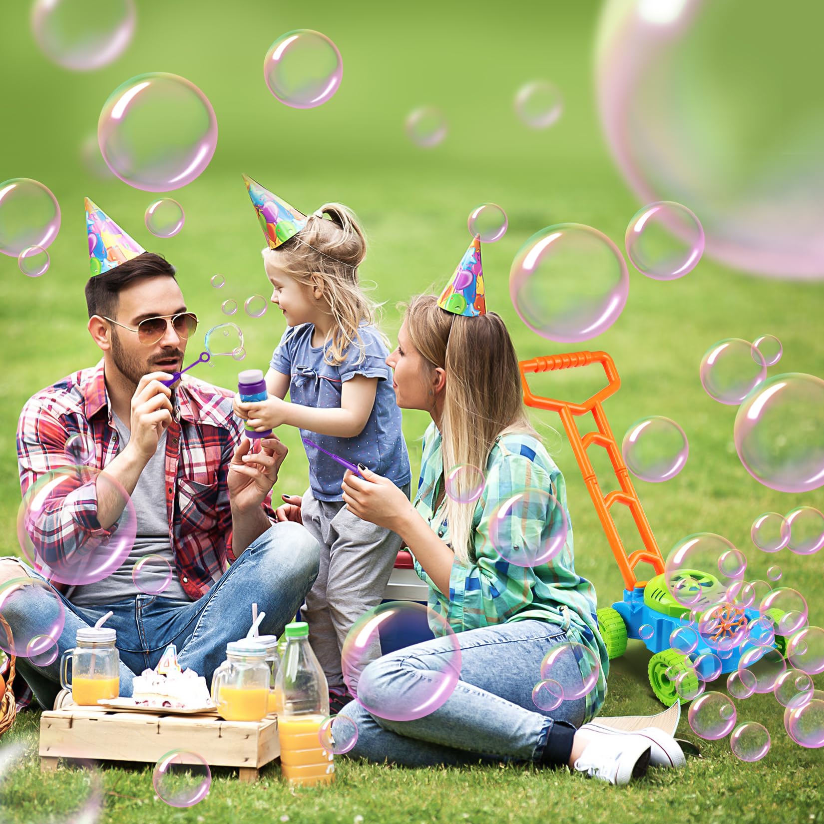 Bubble Lawn Mower for Toddlers 1–3 Years