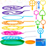 JOYIN Big Bubble Wands Set, Bubble Maker with Tray