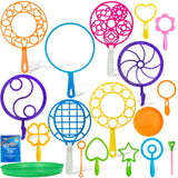 JOYIN Big Bubble Wands Set, Bubble Maker with Tray