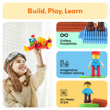 PicassoTiles Hedgehog Interlocking Building Blocks Tiles