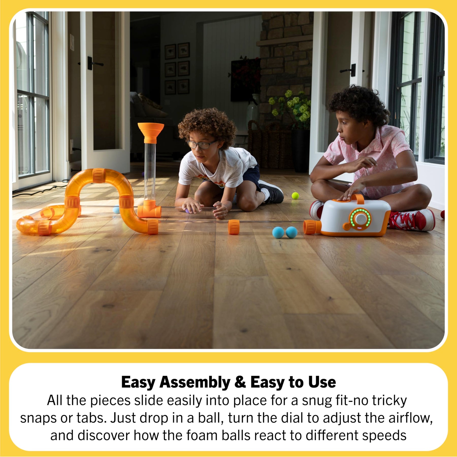 Air-Powered STEM Building Set for Kids