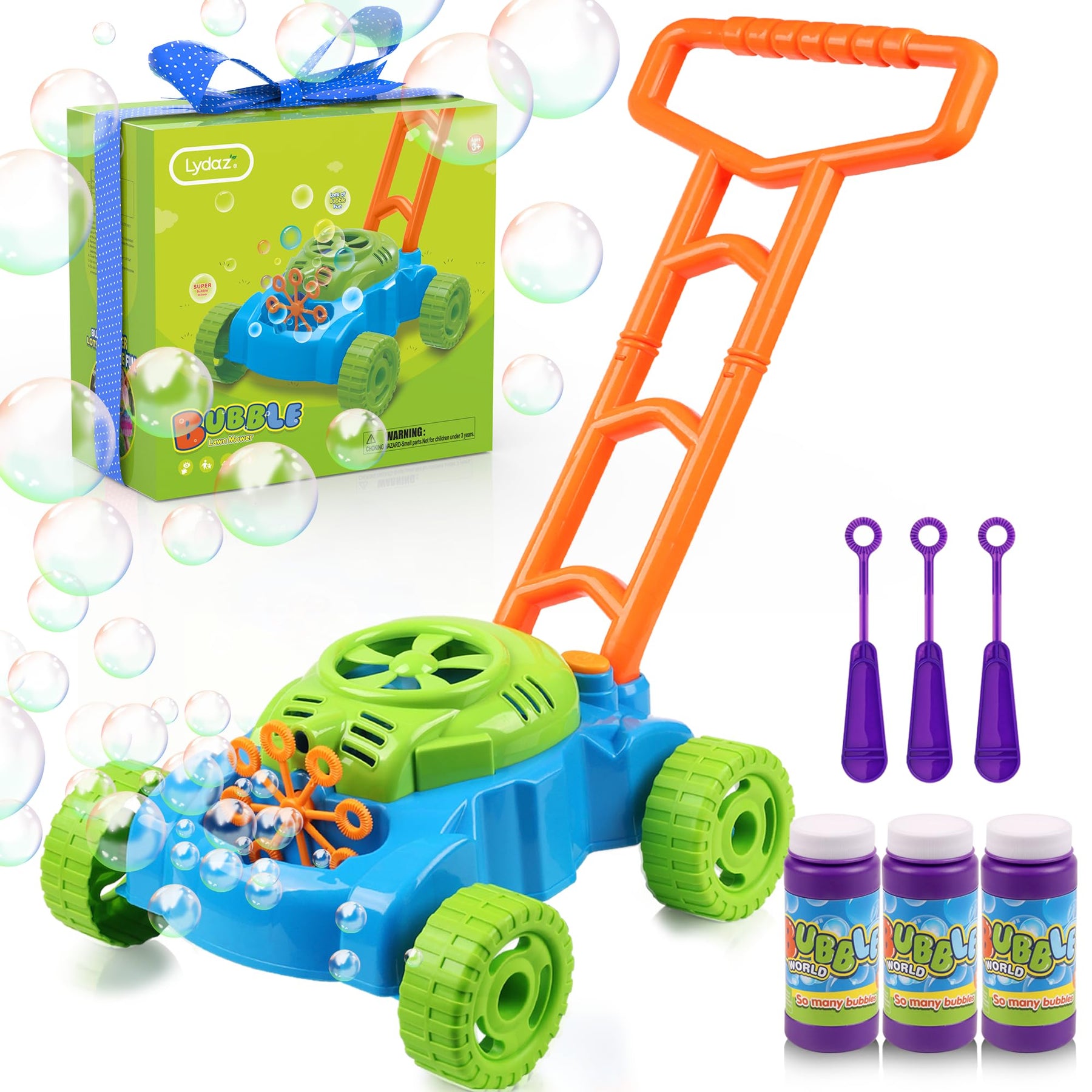 Bubble Lawn Mower for Toddlers 1–3 Years