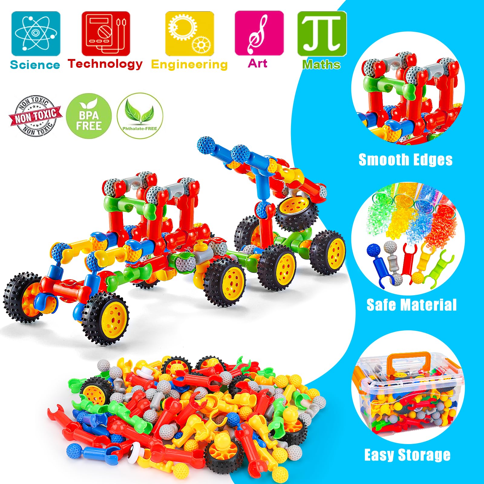 STEM Building Toy Set for Kids