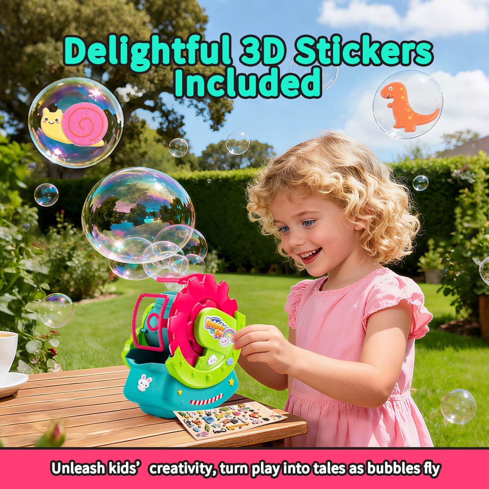 Extra Large Bubble Machine with Solution