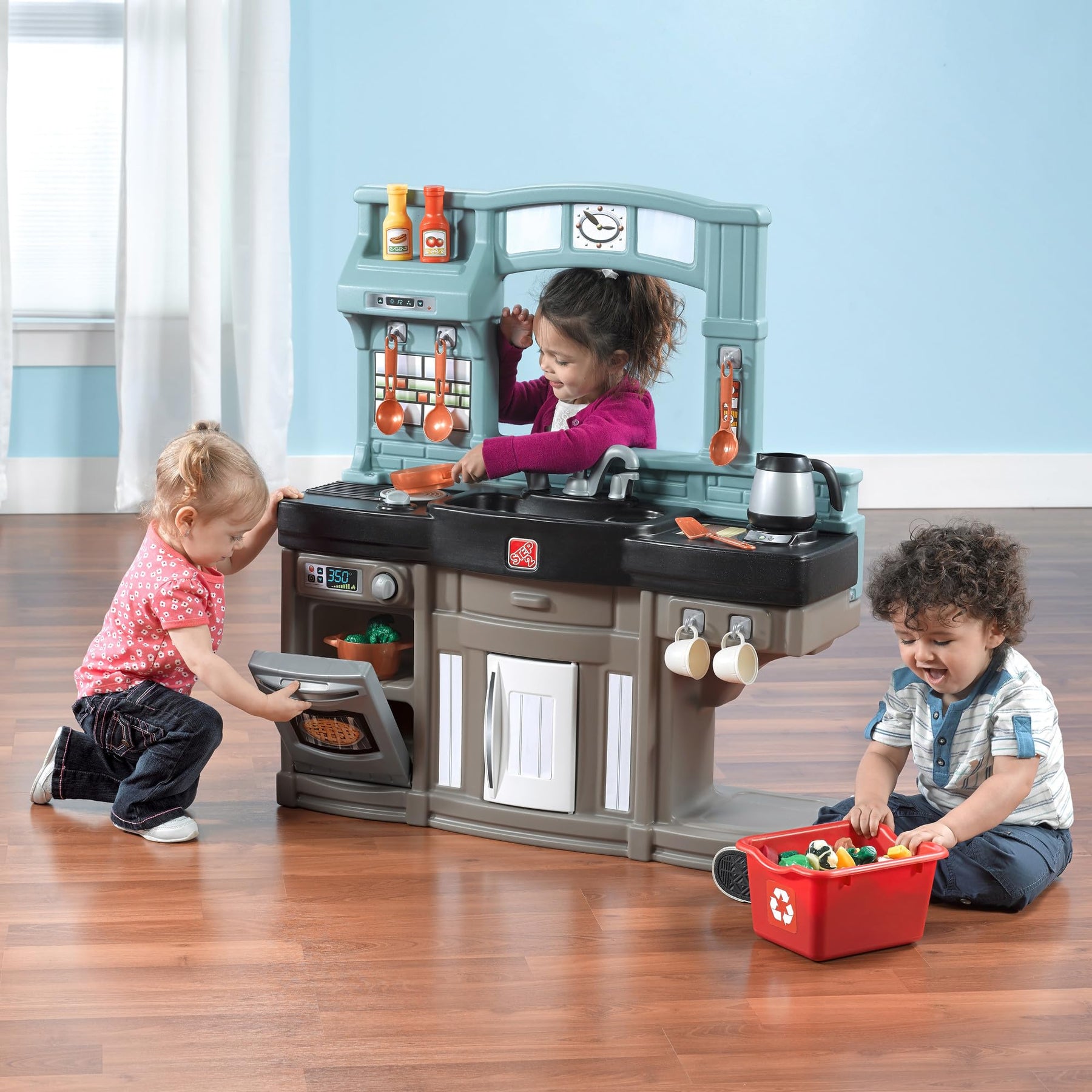 Kids Kitchen Playset with Lights & Sounds