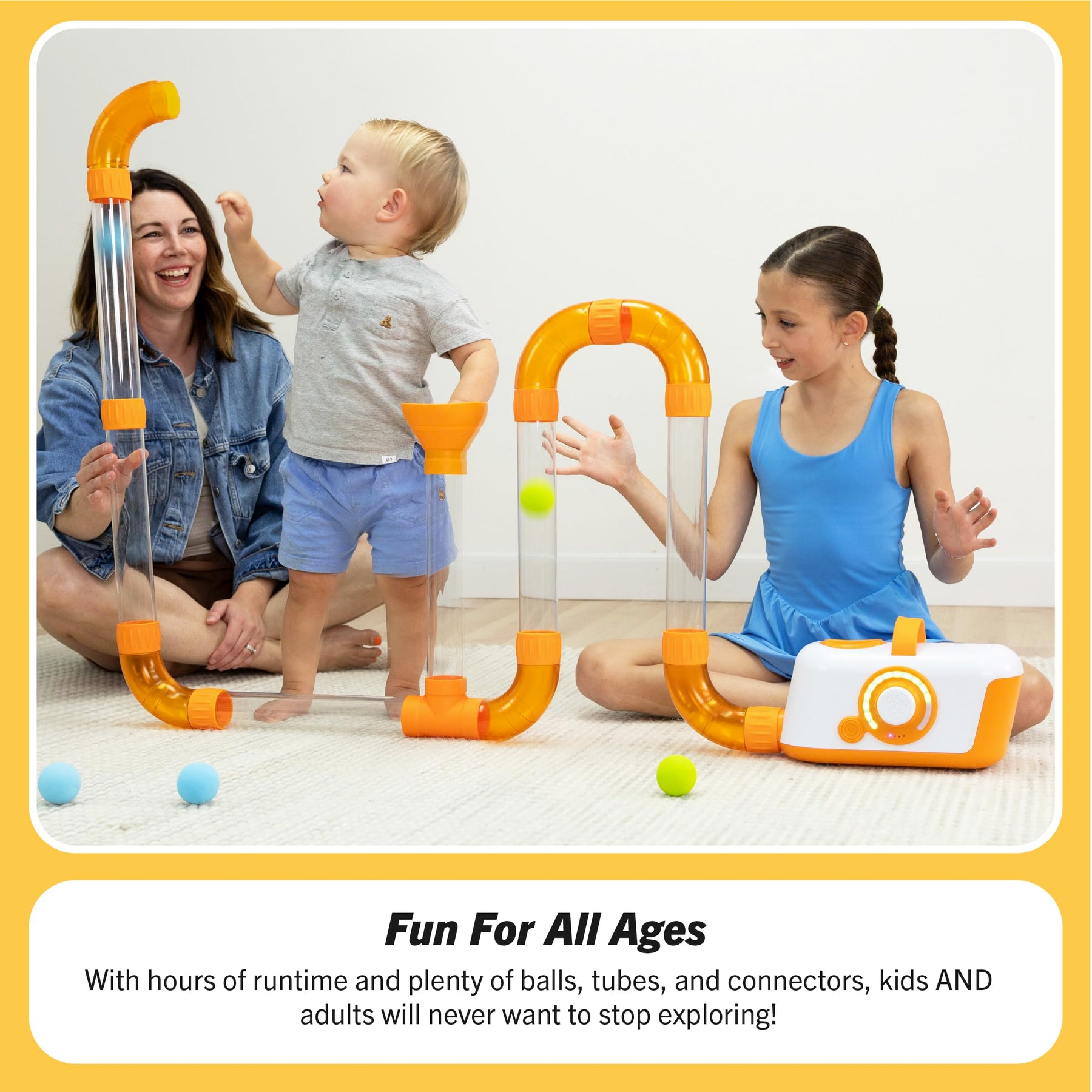 Air-Powered STEM Building Set for Kids